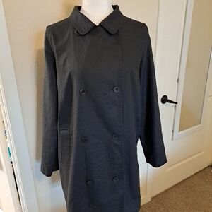 EILEEN FISHER 100% LINEN UNLINED JACKET SIZE S EUC